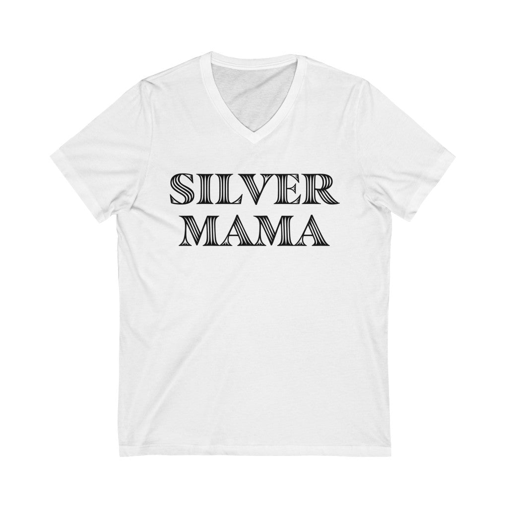 Silver Mama Super Soft V-Neck Tee - NEW