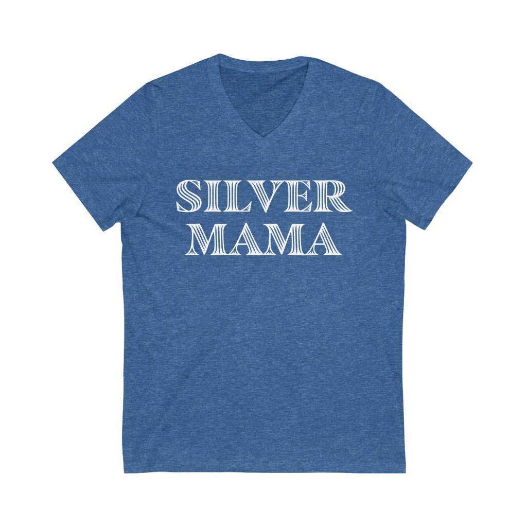 Silver Mama Super Soft V-Neck Tee - NEW