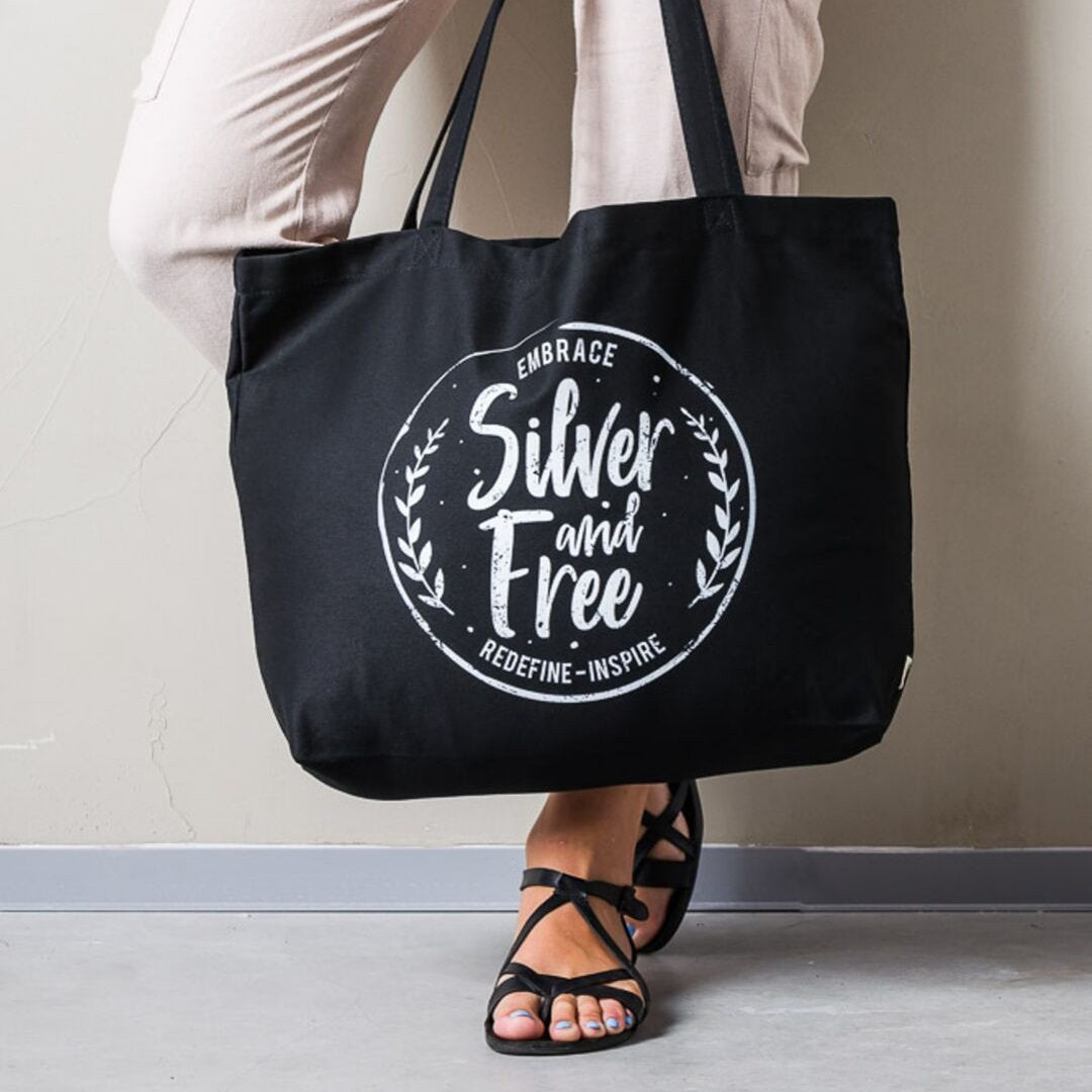 Silver & Free Tote Bag