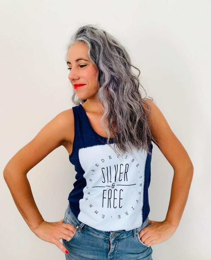 Silver & Free Tank Top