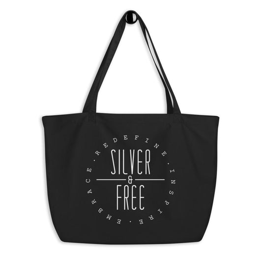 Tote Bag for women who are growing out gray hair