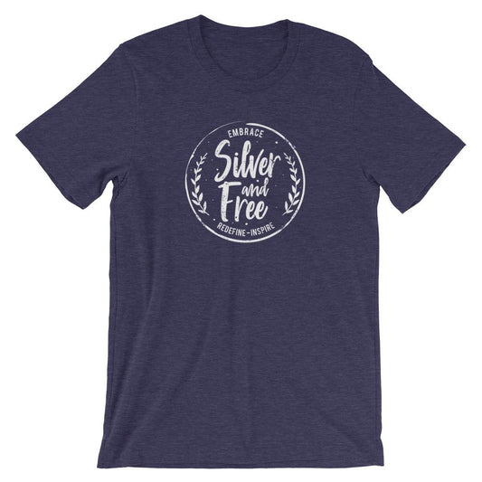 T shirt for women who are growing out gray hair
