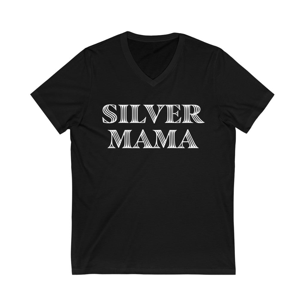 Silver Mama Super Soft V-Neck Tee - NEW