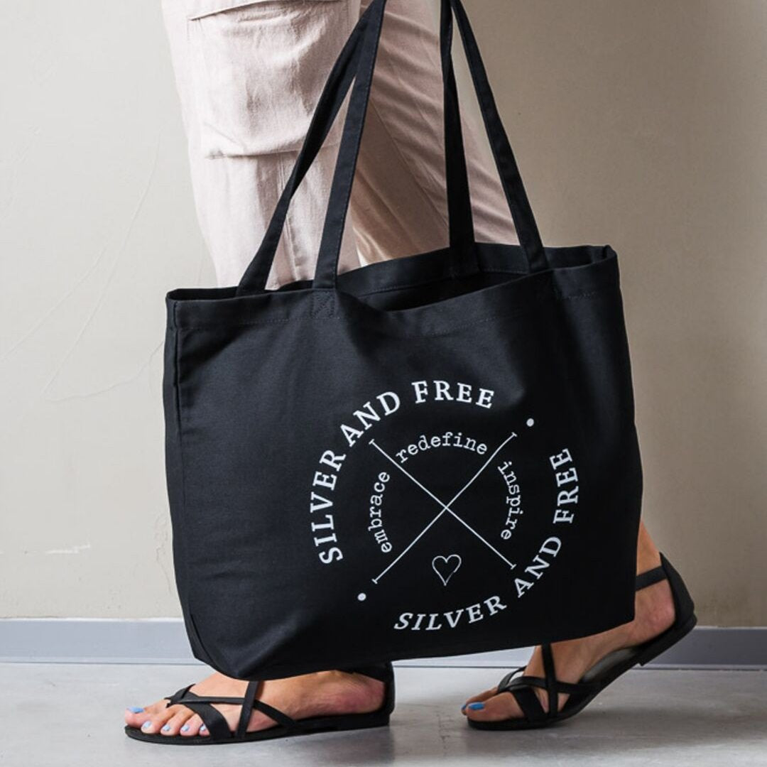 Silver & Free Tote Bag