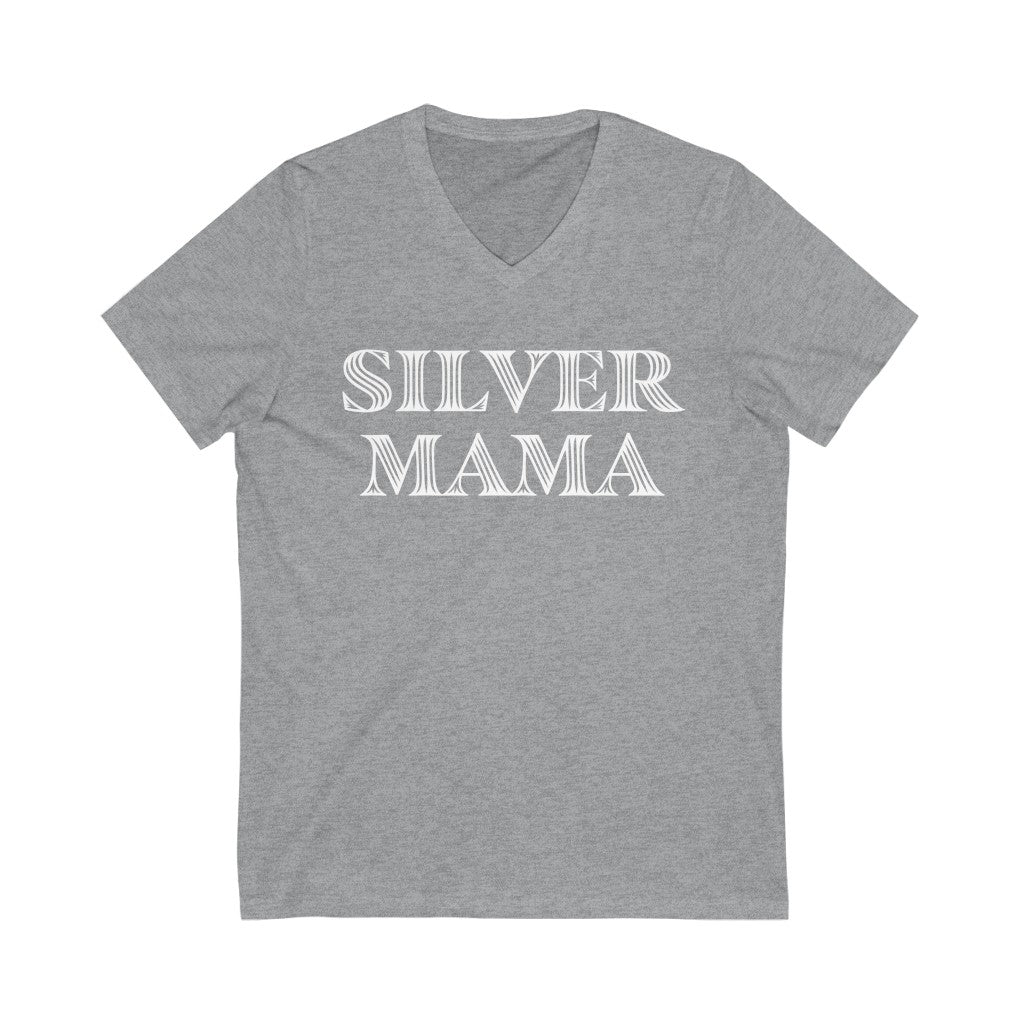 Silver Mama Super Soft V-Neck Tee - NEW
